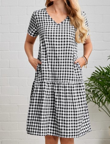 Rochie midi Shein, mix culori