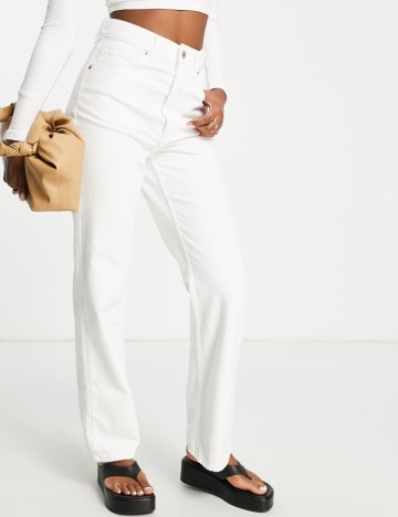 Jeans Topshop, alb