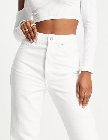 Jeans Topshop, alb