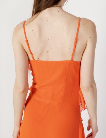 Rochie maxi Vila, portocaliu