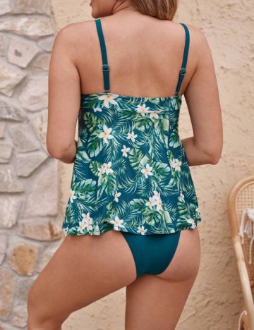 Costum de baie Shein, mix culori