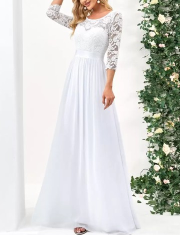 Rochie de ocazie Shein, alb