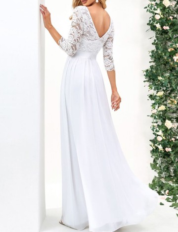 Rochie de ocazie Shein, alb