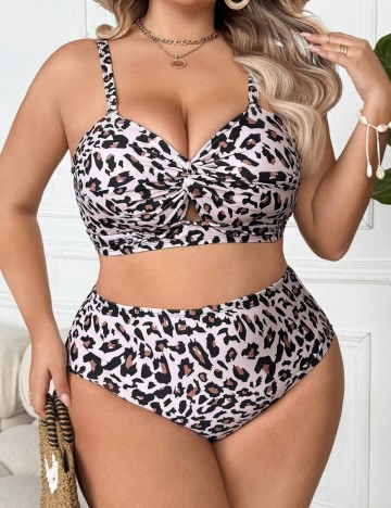 Costum de baie Shein Curve+, mix culori