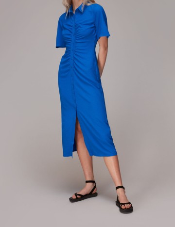 Rochie midi Whistles, albastru