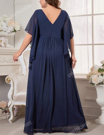 Rochie maxi Shein Curve+, albastru