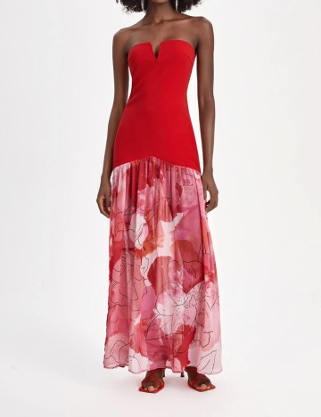 Rochie maxi Shein, roșu
