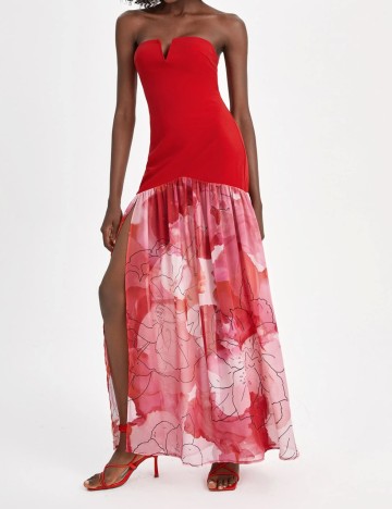 Rochie maxi Shein, roșu