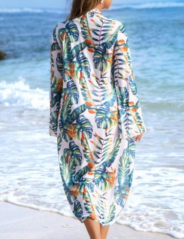 Cardigan de plajă Shein Curve+, mix culori