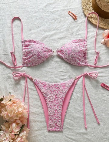 Costum de baie Shein, mix culori