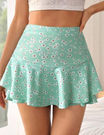 Fustă Pantalon Shein, verde
