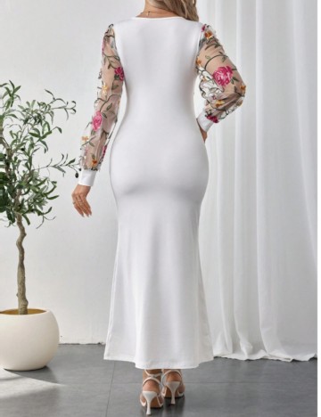 Rochie maxi Shein, alb