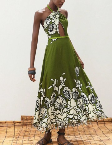 Rochie midi Shein, mix culori