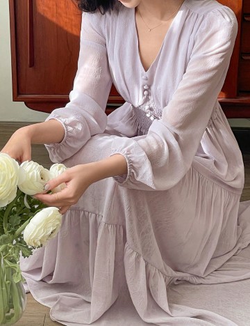 Rochie maxi DAZY by Shein, lila
