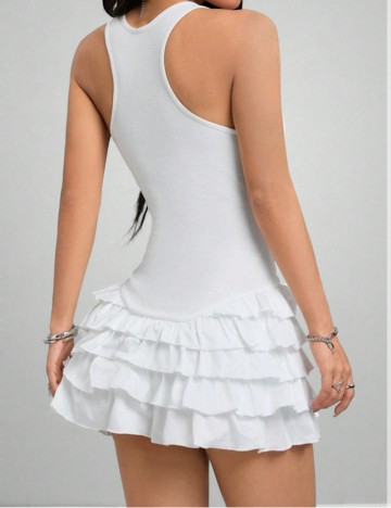 Rochie mini Shein, alb