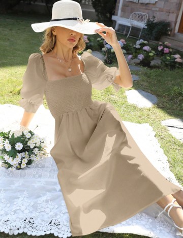 Rochie maxi Shein, bej