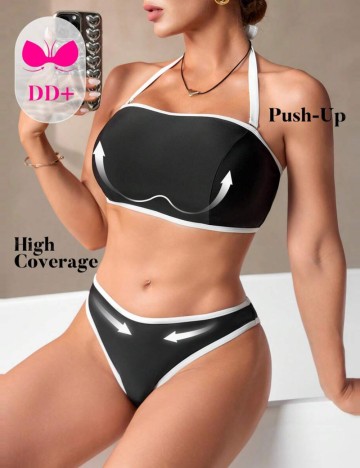 Costum de baie Shein, negru