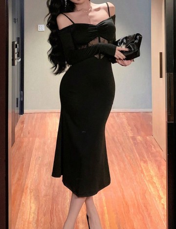 Rochie midi Shein, negru