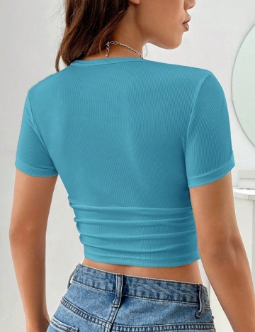 Tricou Shein, turcoaz