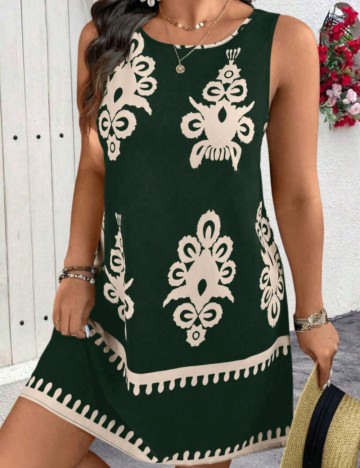 Rochie mini Shein Curve+, mix culori