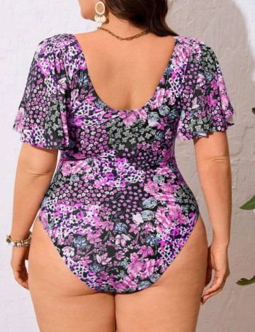 Costum de baie întreg Shein Curve+, mix culori