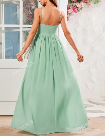 Rochie maxi Shein, verde