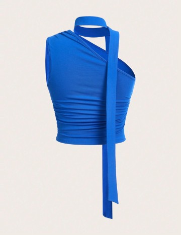 Top Shein, albastru