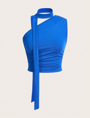 Top Shein, albastru