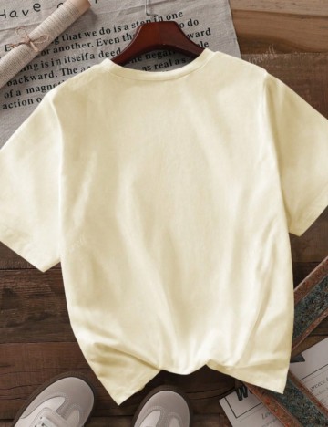 Tricou Shein, bej