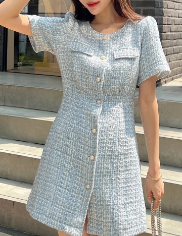 Rochie mini DAZY by Shein, albastru