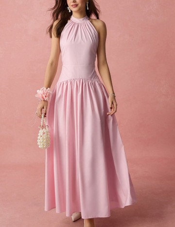Rochie maxi Shein, roz