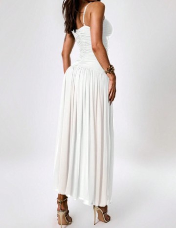 Rochie maxi MUSERA by Shein, alb
