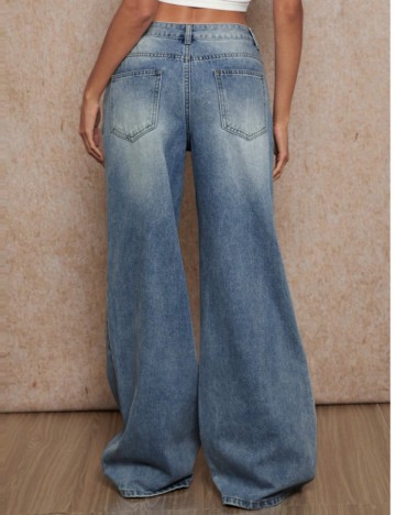 Jeans Shein, albastru