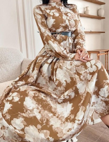 Rochie maxi Shein, mix culori
