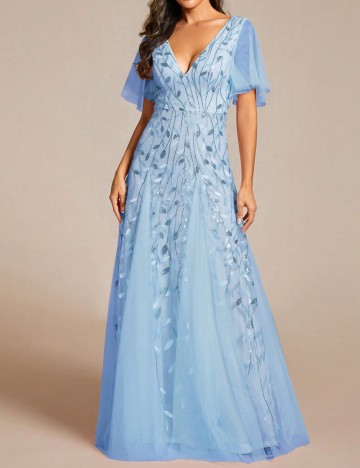 Rochie de ocazie Shein, albastru