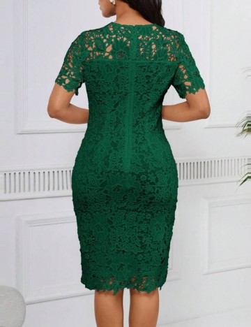 Rochie midi Shein, verde