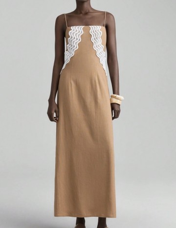Rochie midi Shein, bej
