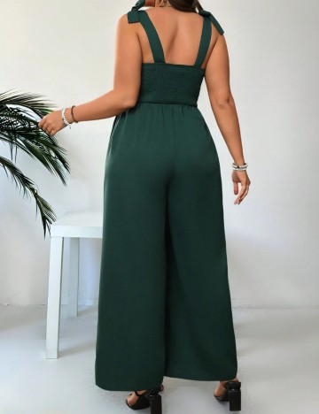 Salopetă lungă Shein Curve+, verde