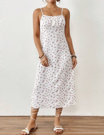 Rochie midi Shein, alb