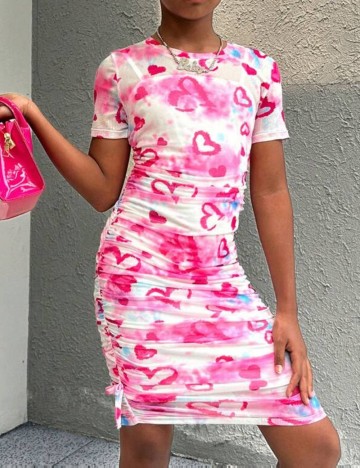 Rochie Shein, mix culori