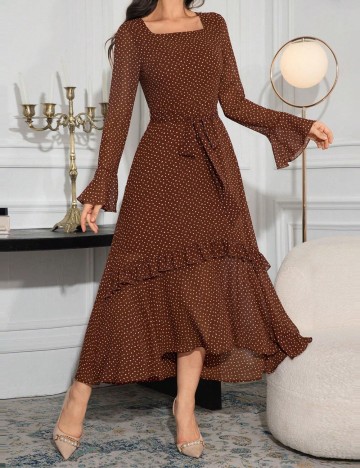 Rochie midi Shein, maro