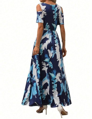 Rochie maxi Shein, mix culori
