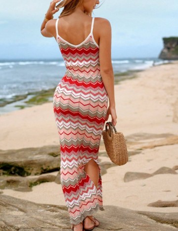 Rochie maxi Shein, mix culori