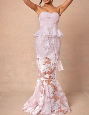 Rochie de ocazie Shein, roz