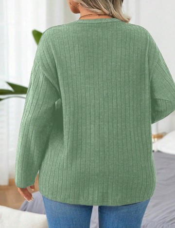 Bluză Shein Curve+, verde