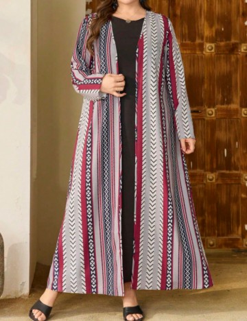 Set Rochie și Cardigan Shein Curve+, mix culori