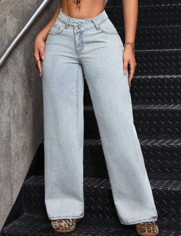 Jeans Shein, albastru