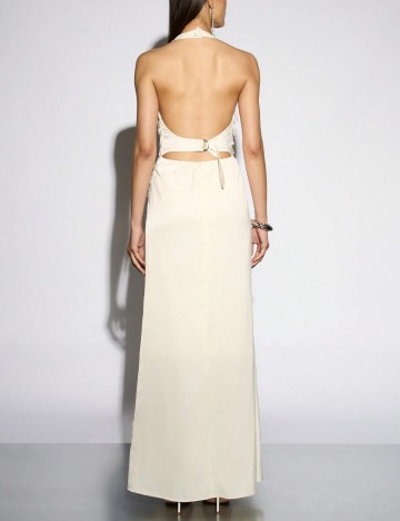 Rochie de ocazie Shein, crem