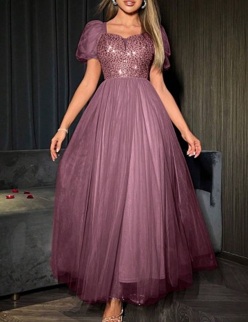 Rochie de ocazie Shein, mov