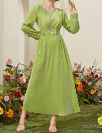 Rochie maxi Shein, verde